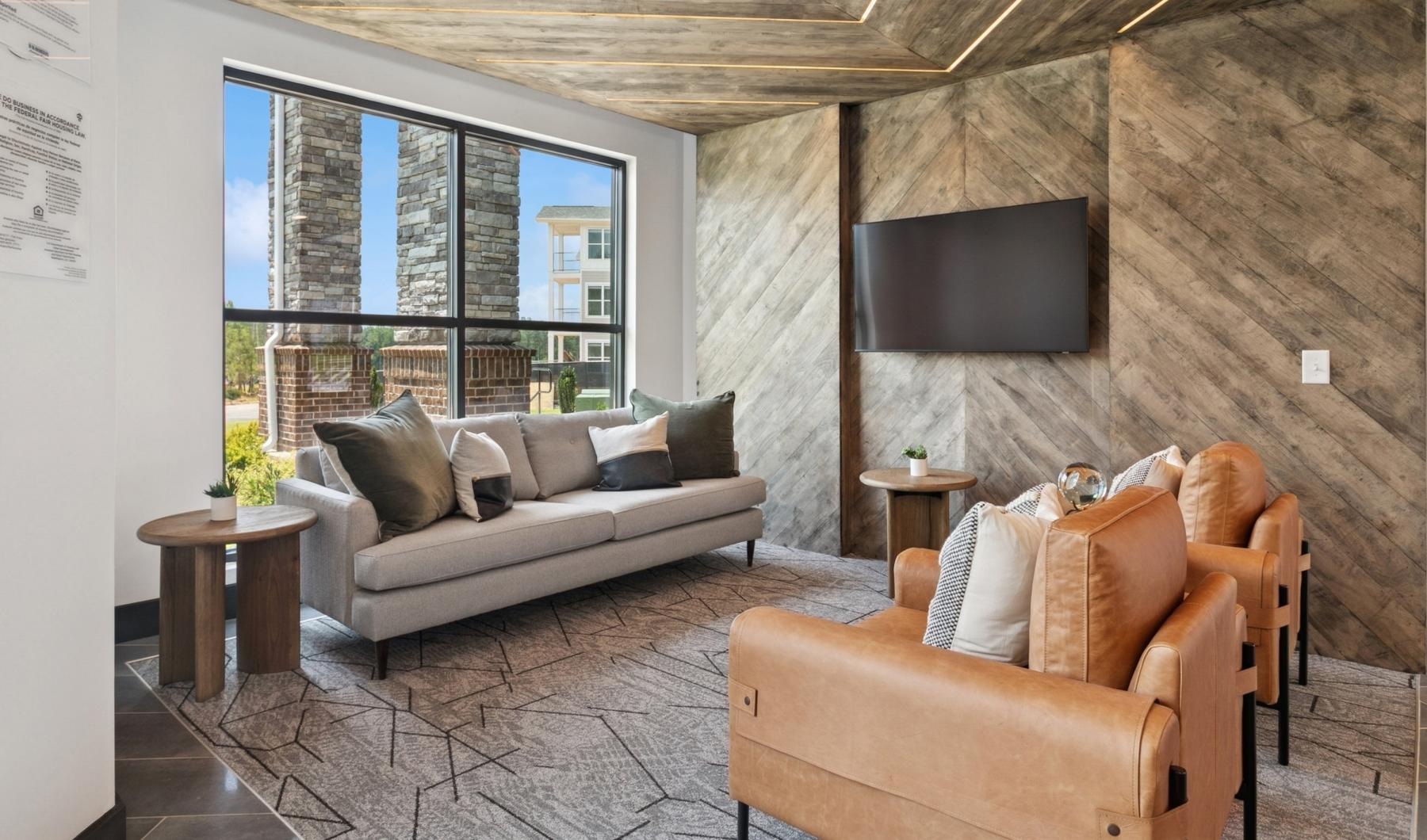 Find your perfect fit at Ascend at Carlton a living room with a large window
