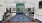 a large room with a large pool table and a large chandelier